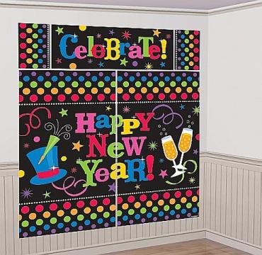 Kit postere decor revelion , Happy New Year!, 5 piese de la Hobbyplanet Romania