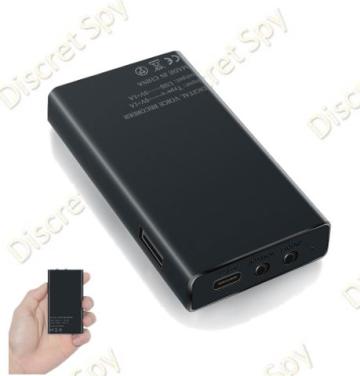 Baterie externa cu reportofon ascuns, 32GB, 300 ore MZ006 de la Discret Spy Srl