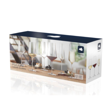 Set 12 pahare Puccini de la Leonardo de la Wine & Excellence Srl
