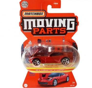 Jucarie Chevrolet Corvette Stingray rosu 2016, Matchbox Mov