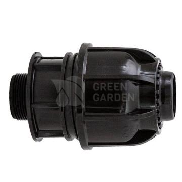 Adaptor (racord) compresiune layflat cu filet exterior