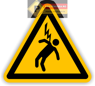 Etichete pericol de electrocutare - protectie si preventie