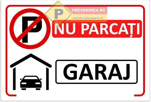 Indicator pentru interzicerea parcare de resedinta