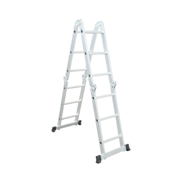 Scara aluminiu multifunctionala 3.7m, 4x4 trepte