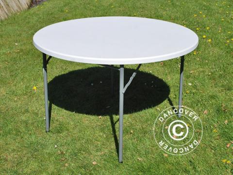 Masa pliabila rotunda - diam 116cm - ABS alb de la Hoba Ecologic Air System Srl