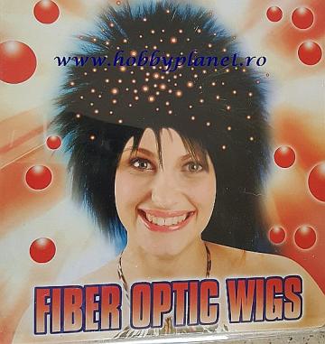 Peruca petrecere cu fibra optica de la Hobbyplanet Romania