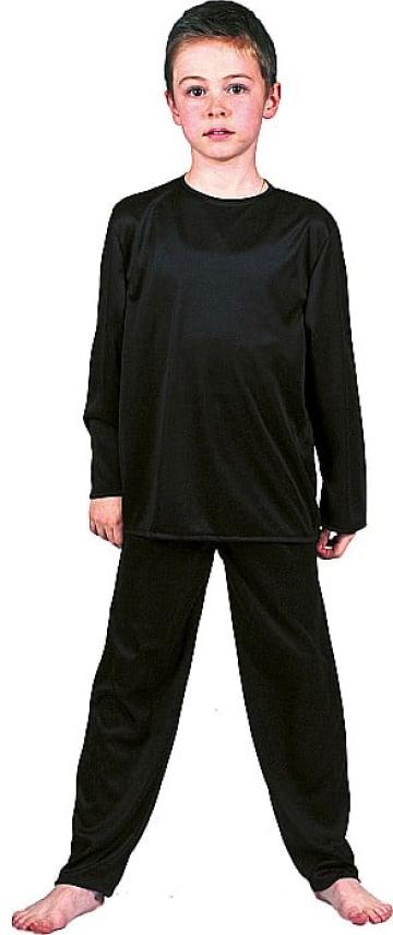 Set bluza si pantalon copii unisex - negru - 128