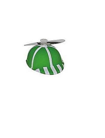 Sapca din plastic cu elice verde - copii de la Hobbyplanet Romania