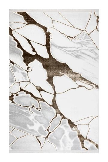 Covor living Aura Lux 53472A Maro / Alb MoftX de la URBANIX SRL