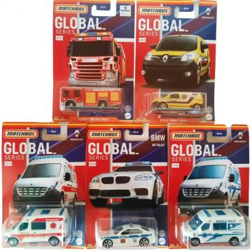 Machete Set de 5 masinute Matchbox Global scara 1 64 de la Hobbyplanet Romania