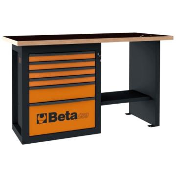 Banc de lucru cu 6 sertare