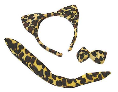 Set accesorii petrecere Leopard A (3piese)