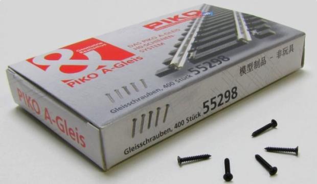 Suruburi fixare sina TT H0 - 400 bucati - Piko 55298 de la Hobbyplanet Romania