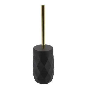 Perie de toaleta cauciuc - negru compozitie polirasina + PVC