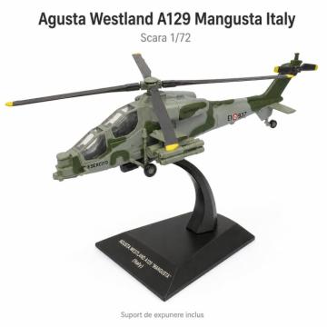 Macheta elicopter militar Agusta Westland A129 Mangusta de la Hobbyplanet Romania