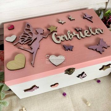 Cufar amintiri trusou botez Fairy, personalizat de la Simonne