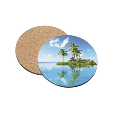 Suport pahare rotund MDF de la Sublirom Co. SRL