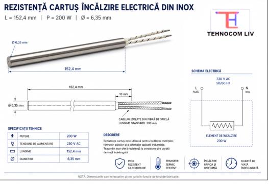 Rezistenta cartus, L 152.4 (6