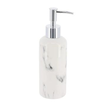 Dispenser sapun polirasina 260 ml - design marmura - alb de la URBANIX SRL