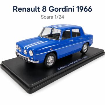 Macheta Renault 8 Gordini 1966 albastra, scara 1:24
