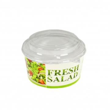 Caserola salata din carton, capac transparent, 1100 cc de la Sanito Distribution Srl