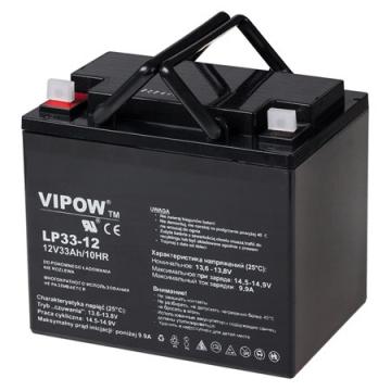 Acumulator staionar SLA Vipow 12V, 33Ah