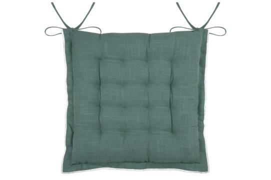 Perna de scaun Helios 38X38 cm, culoare verde, 100% bumbac de la URBANIX SRL